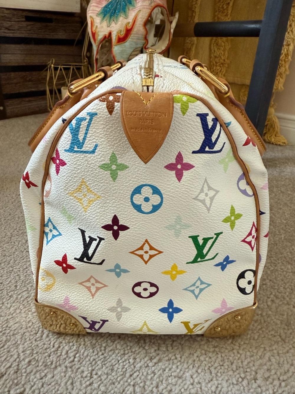 Louis Vuitton Original Murakami Multicolor Monogram Speedy 30 - Picture 13 of 16